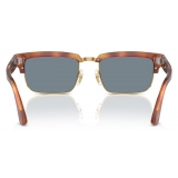 Persol - PO3354S - Terra di Siena / Light Blue - Sunglasses - Persol Eyewear