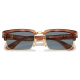 Persol - PO3354S - Terra di Siena / Light Blue - Sunglasses - Persol Eyewear