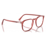 Persol - PO3337V - Rosso Trasparente - Occhiali da Vista - Persol Eyewear