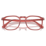 Persol - PO3337V - Rosso Trasparente - Occhiali da Vista - Persol Eyewear