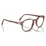 Persol - PO3343V - Striped Bordeaux - Optical Glasses - Persol Eyewear