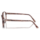 Persol - PO3343V - Striped Bordeaux - Optical Glasses - Persol Eyewear