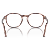 Persol - PO3343V - Striped Bordeaux - Optical Glasses - Persol Eyewear