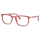 Persol - PO3339V - Rosso Trasparente - Occhiali da Vista - Persol Eyewear