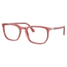 Persol - PO3339V - Transparent Red - Optical Glasses - Persol Eyewear
