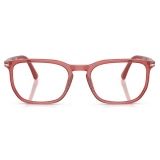 Persol - PO3339V - Rosso Trasparente - Occhiali da Vista - Persol Eyewear