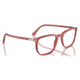 Persol - PO3339V - Rosso Trasparente - Occhiali da Vista - Persol Eyewear