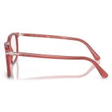 Persol - PO3339V - Rosso Trasparente - Occhiali da Vista - Persol Eyewear