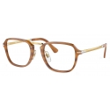 Persol - PO3331V - Striato Marrone - Occhiali da Vista - Persol Eyewear