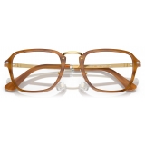 Persol - PO3331V - Striato Marrone - Occhiali da Vista - Persol Eyewear