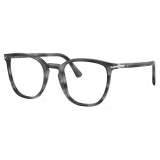 Persol - PO3338V - Striped Grey - Optical Glasses - Persol Eyewear