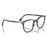 Persol - PO3338V - Striped Grey - Optical Glasses - Persol Eyewear