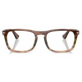 Persol - PO3344V - Striato Marrone - Occhiali da Vista - Persol Eyewear