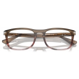 Persol - PO3344V - Marrone a Righe Rosso Sfumato - Occhiali da Vista - Persol Eyewear