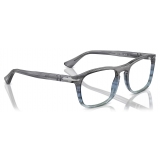 Persol - PO3344V - Striped Grey Gradient Blue - Optical Glasses - Persol Eyewear