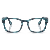 Persol - PO3334V - Striped Blue - Optical Glasses - Persol Eyewear