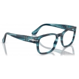 Persol - PO3334V - Striped Blue - Optical Glasses - Persol Eyewear