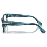 Persol - PO3334V - Striped Blue - Optical Glasses - Persol Eyewear