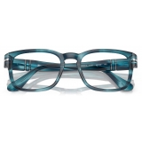 Persol - PO3334V - Striped Blue - Optical Glasses - Persol Eyewear