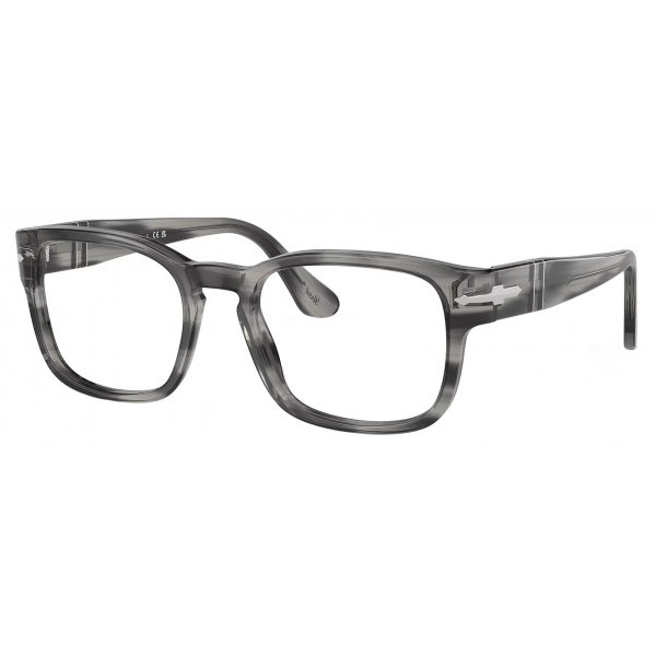 Persol - PO3334V - Striped Grey - Optical Glasses - Persol Eyewear