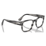 Persol - PO3334V - Striato Grigio - Occhiali da Vista - Persol Eyewear