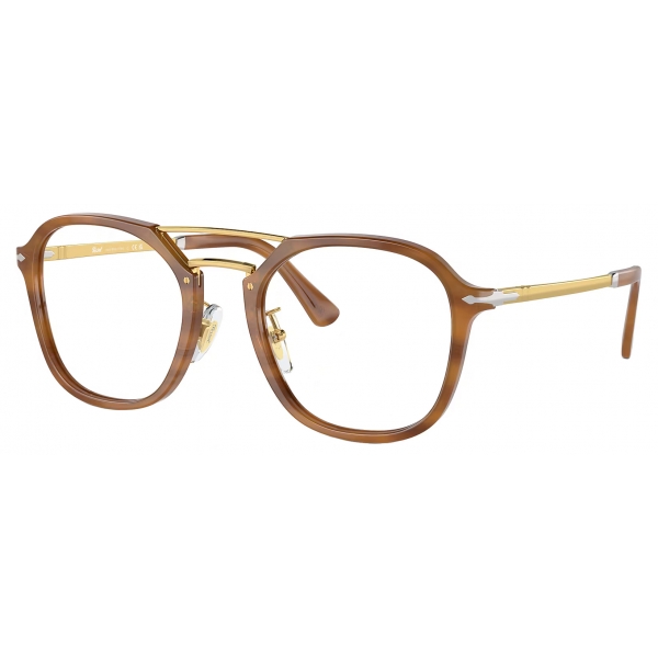 Persol - PO3352V - Striato Marrone - Occhiali da Vista - Persol Eyewear