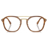 Persol - PO3352V - Striato Marrone - Occhiali da Vista - Persol Eyewear