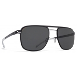 Mykita - Eli - NO1 - Storm Grey Black Polarized Pro Grey - Metal Collection - Sunglasses - Mykita Eyewear