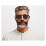 Mykita - Perry - NO1 - Black White PolPro Hi-Con Brown Silver Flash - Metal Collection