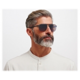 Mykita - Perry - NO1 - Black White PolPro Hi-Con Brown Silver Flash - Metal Collection