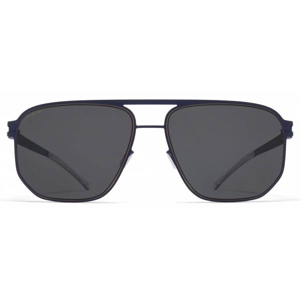 Mykita - Perry - NO1 - Indigo Dark Sand Polarized Pro Hi-Con Grey - Metal Collection - Sunglasses - Mykita Eyewear