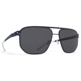 Mykita - Perry - NO1 - Indaco Sabbia Scuro Polarized Pro Hi-Con Grigio - Metal Collection - Occhiali da Sole - Mykita Eyewear