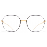 Mykita - Ise - Lite - Gold Jet Black - Metal Glasses - Optical Glasses - Mykita Eyewear