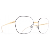 Mykita - Ise - Lite - Gold Jet Black - Metal Glasses - Optical Glasses - Mykita Eyewear