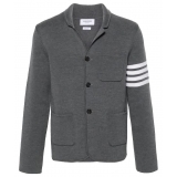 Thom Browne - Giacca Sportiva in Lana a 4 Barre - Thom Browne Exclusive Luxury Collection