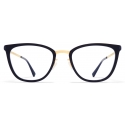 Mykita - Jada - Lite - Glossy Gold Milky Indigo - Metal Glasses - Optical Glasses - Mykita Eyewear