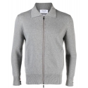 Thom Browne - Textured Cotton Back Stripe Bomber Jacket - Thom Browne Exclusive Luxury Collection