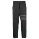 Thom Browne - Plain Weave 4-Bar Low Rise Trousers - Thom Browne Exclusive Luxury Collection