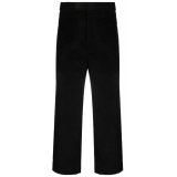 Thom Browne - Black Unconstructed Straight Leg Trousers - Thom Browne Exclusive Luxury Collection