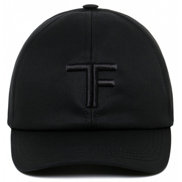 Tom Ford - Black Embroidered Logo Cap - Tom Ford Exclusive Luxury Collection