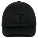 Tom Ford - Black Embroidered Logo Cap - Tom Ford Exclusive Luxury Collection