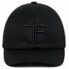 Tom Ford - Black Embroidered Logo Cap - Tom Ford Exclusive Luxury Collection