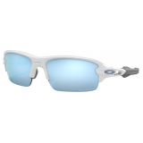 Oakley - Flak® XS (Youth Fit) - Prizm Deep Water Polarized - Polished White - Occhiali da Sole - Oakley