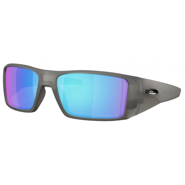 Oakley - Heliostat - Prizm Sapphire Polarized - Matte Grey Smoke - Occhiali da Sole - Oakley Eyewear