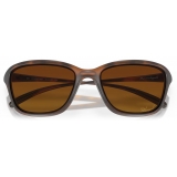 Oakley - She’s Unstoppable - Brown Gradient Polarized - Matte Brown Tortoise - Occhiali da Sole - Oakley