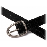 Tom Ford - Black Logo Engraved Belt - Tom Ford Exclusive Luxury Collection