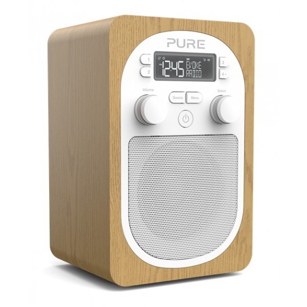 betreuren liefde Tienerjaren Pure - Evoke H2 - Oak - Compact, Portable DAB Digital Radio with FM - High  Quality Digital Radio - Avvenice