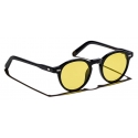 Moscot - Miltzen Black with Custom Made Tints™ - Mellow Yellow - Sunglasses - Moscot Originals - Moscot Eyewear