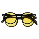 Moscot - Miltzen Nero con Tinte Personalizzate™ - Giallo Morbido - Occhiali da Sole - Moscot Originals - Moscot Eyewear