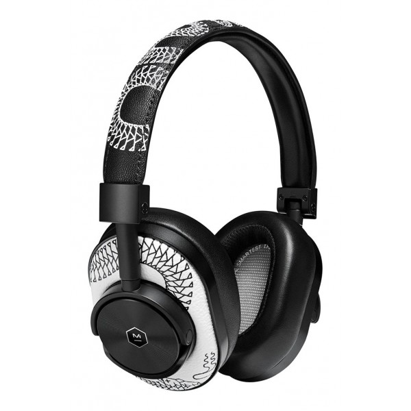 Master & Dynamic - MW60 - Limited Edition - Scott Campbell Studio - Black Metal / White Leather - Wireless Headphones